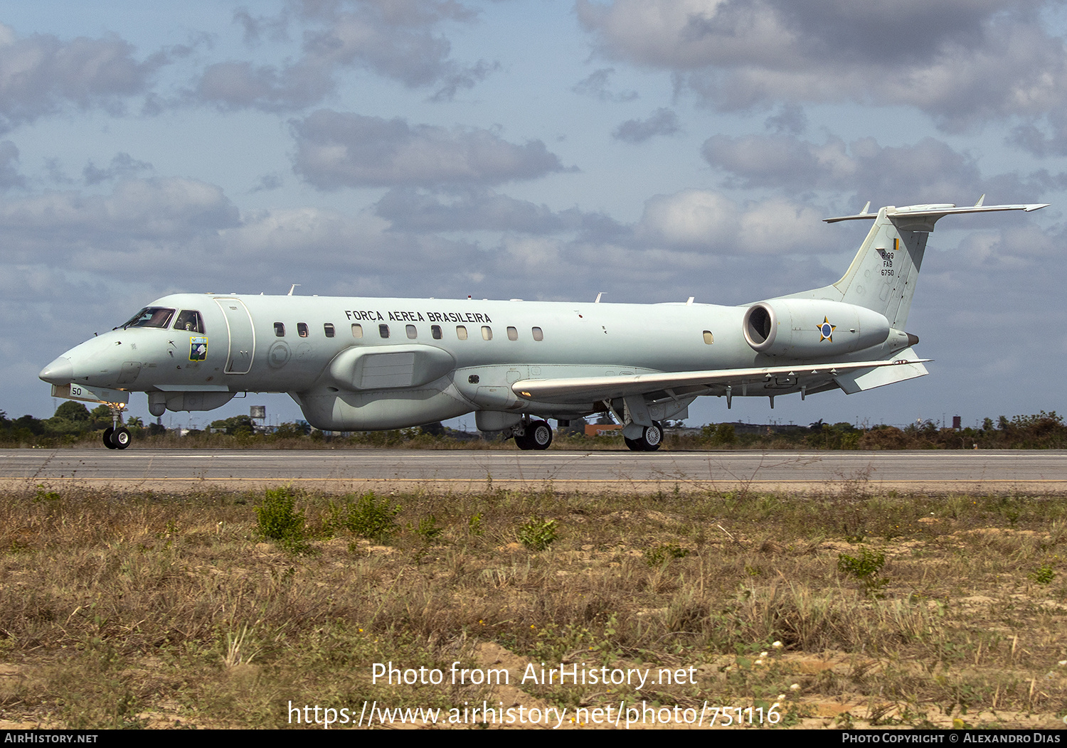 Aircraft Photo of 6750 | Embraer R-99A (EMB-145SA) | Brazil - Air Force | AirHistory.net #751116