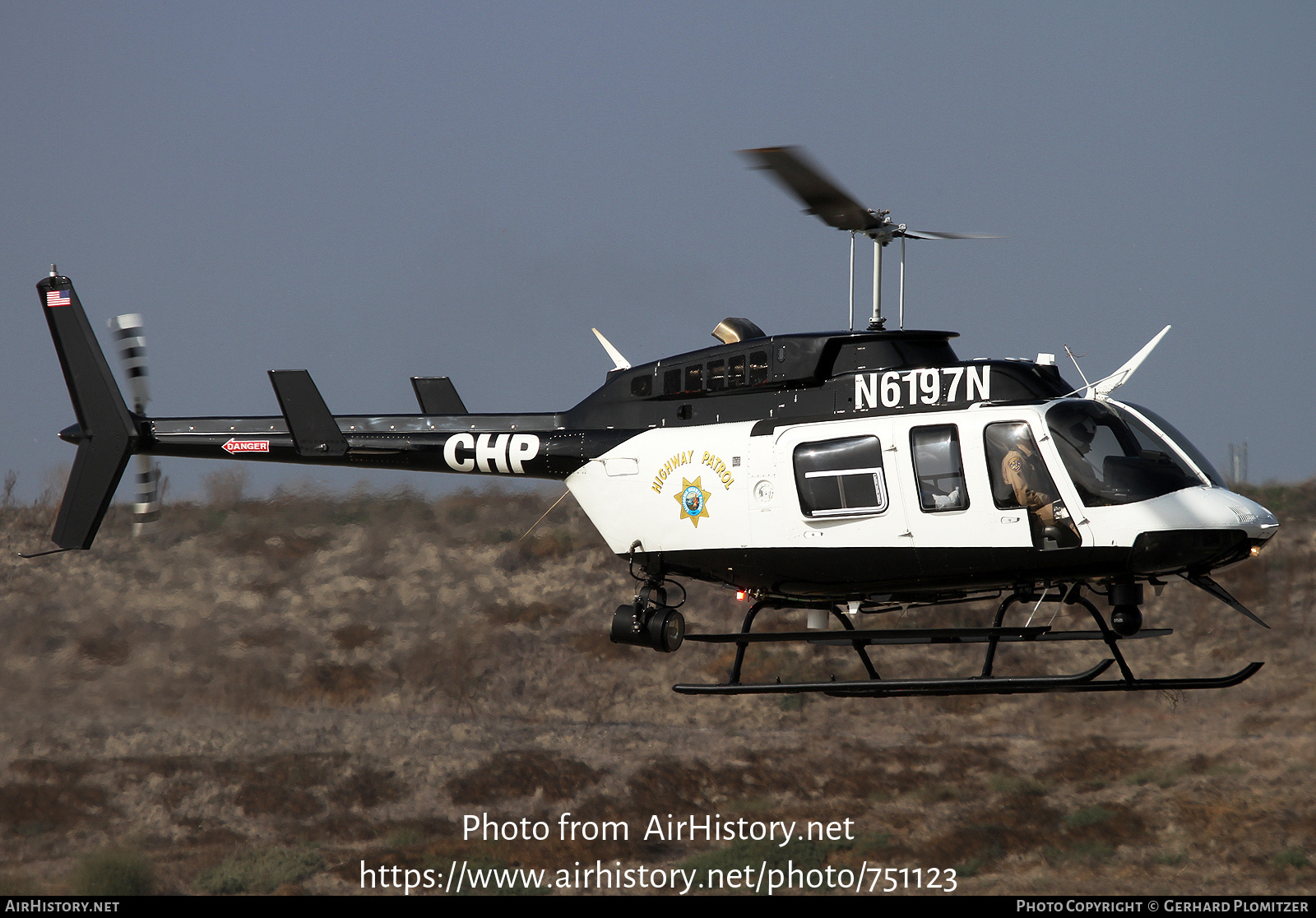 Aircraft Photo of N6197N | Bell 206L-4 LongRanger IV | California Highway Patrol - CHP | AirHistory.net #751123