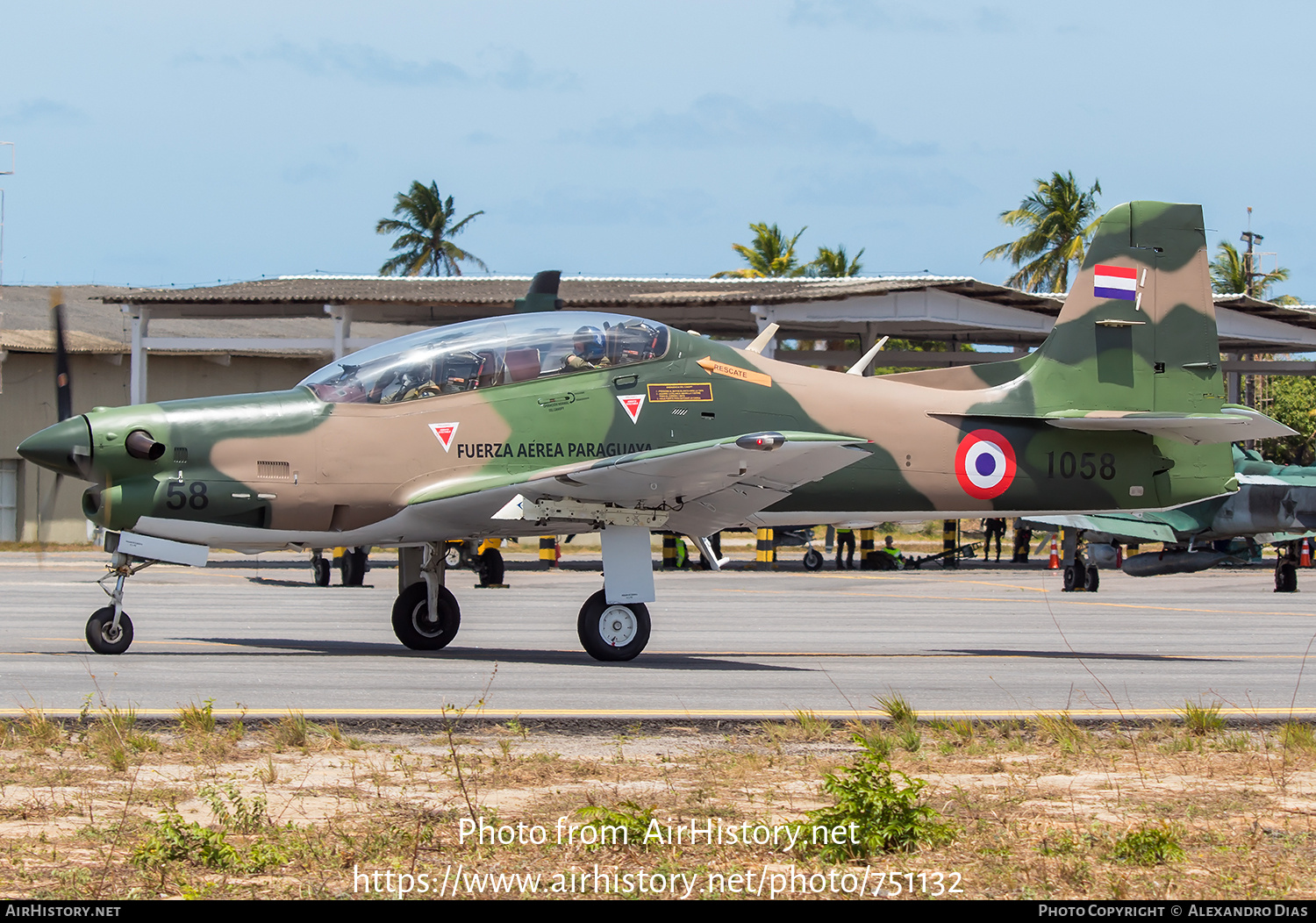 Aircraft Photo of 1058 | Embraer AT-27 Tucano | Paraguay - Air Force | AirHistory.net #751132