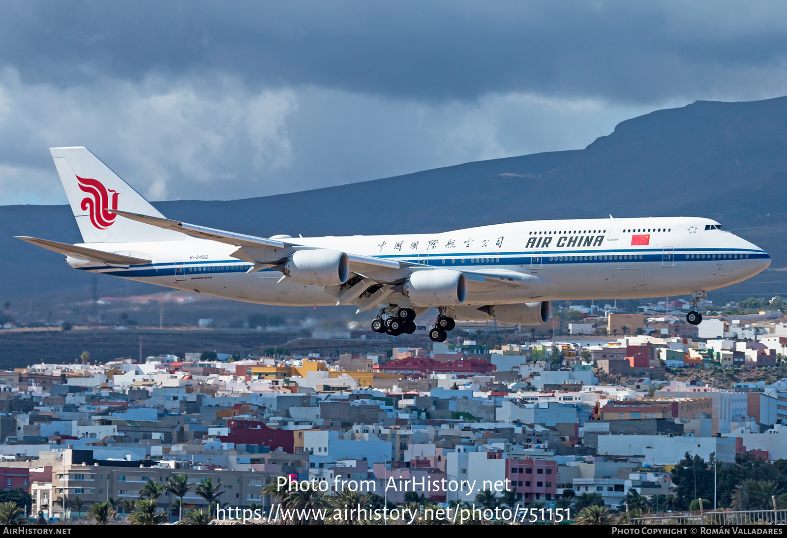 Aircraft Photo of B-2482 | Boeing 747-89L | Air China | AirHistory.net #751151