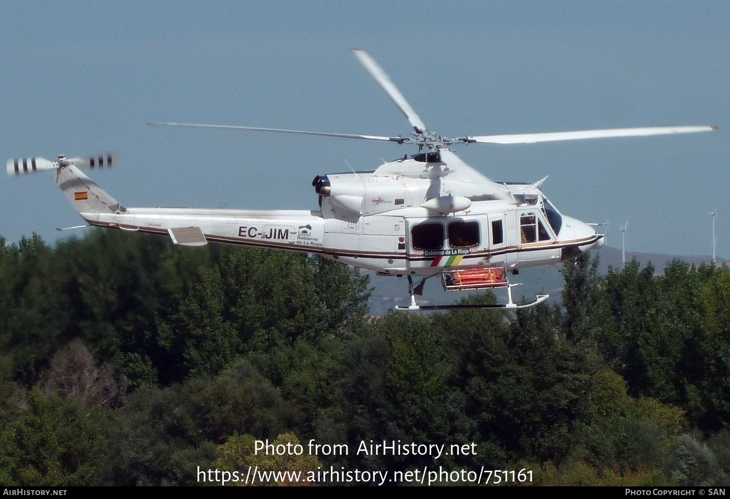 Aircraft Photo of EC-JIM | Bell 412EP | Gobierno de La Rioja | AirHistory.net #751161