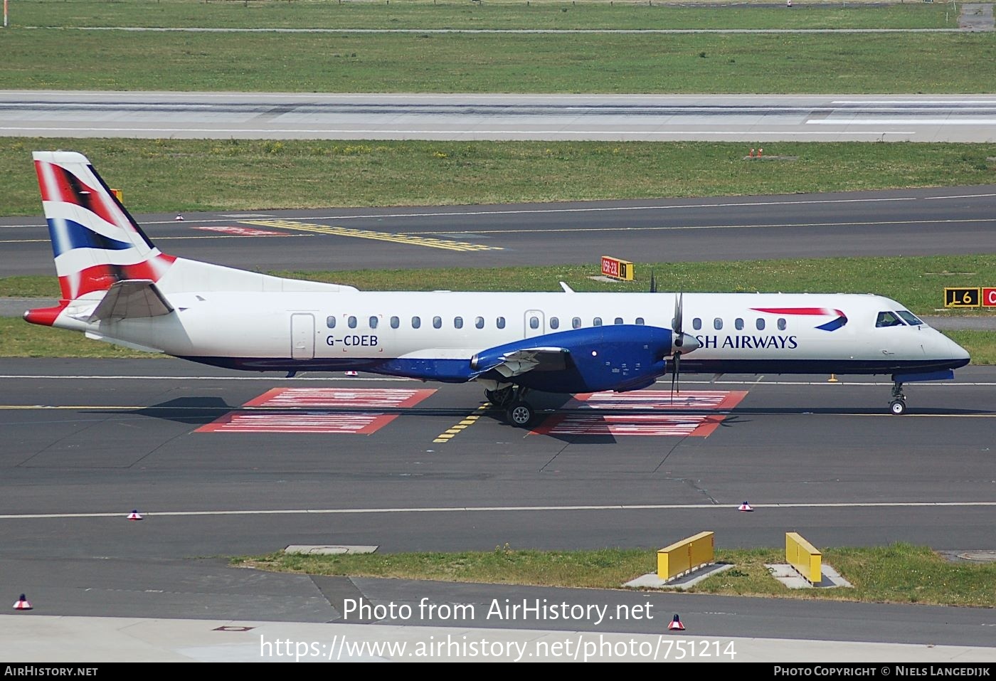 Aircraft Photo of G-CDEB | Saab 2000 | British Airways | AirHistory.net #751214