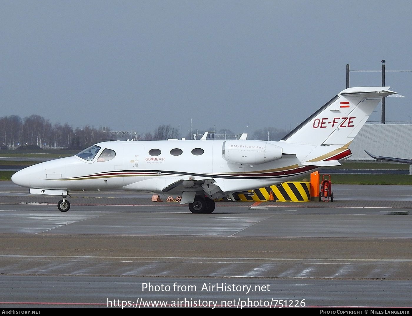 Aircraft Photo of OE-FZE | Cessna 510 Citation Mustang | GlobeAir | AirHistory.net #751226