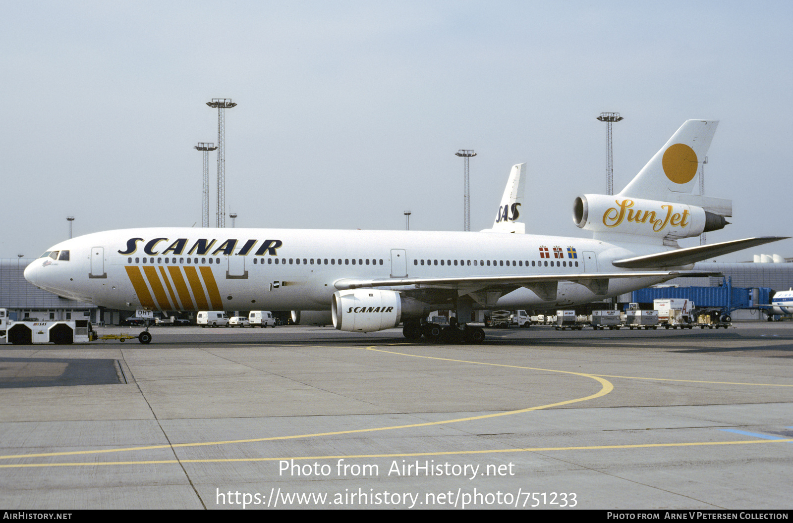 Aircraft Photo of SE-DHT | McDonnell Douglas DC-10-10 | Scanair | AirHistory.net #751233