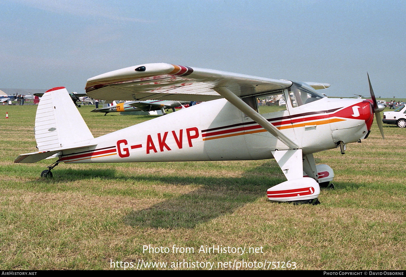 Aircraft Photo of G-AKVP | Luscombe 8A Silvaire | AirHistory.net #751263