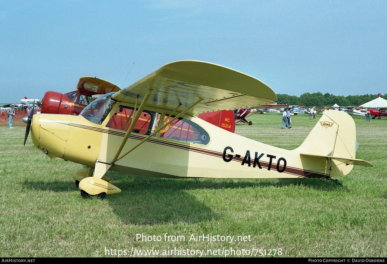 Aircraft Photo of G-AKTO | Aeronca 7AC Champion | AirHistory.net #751278