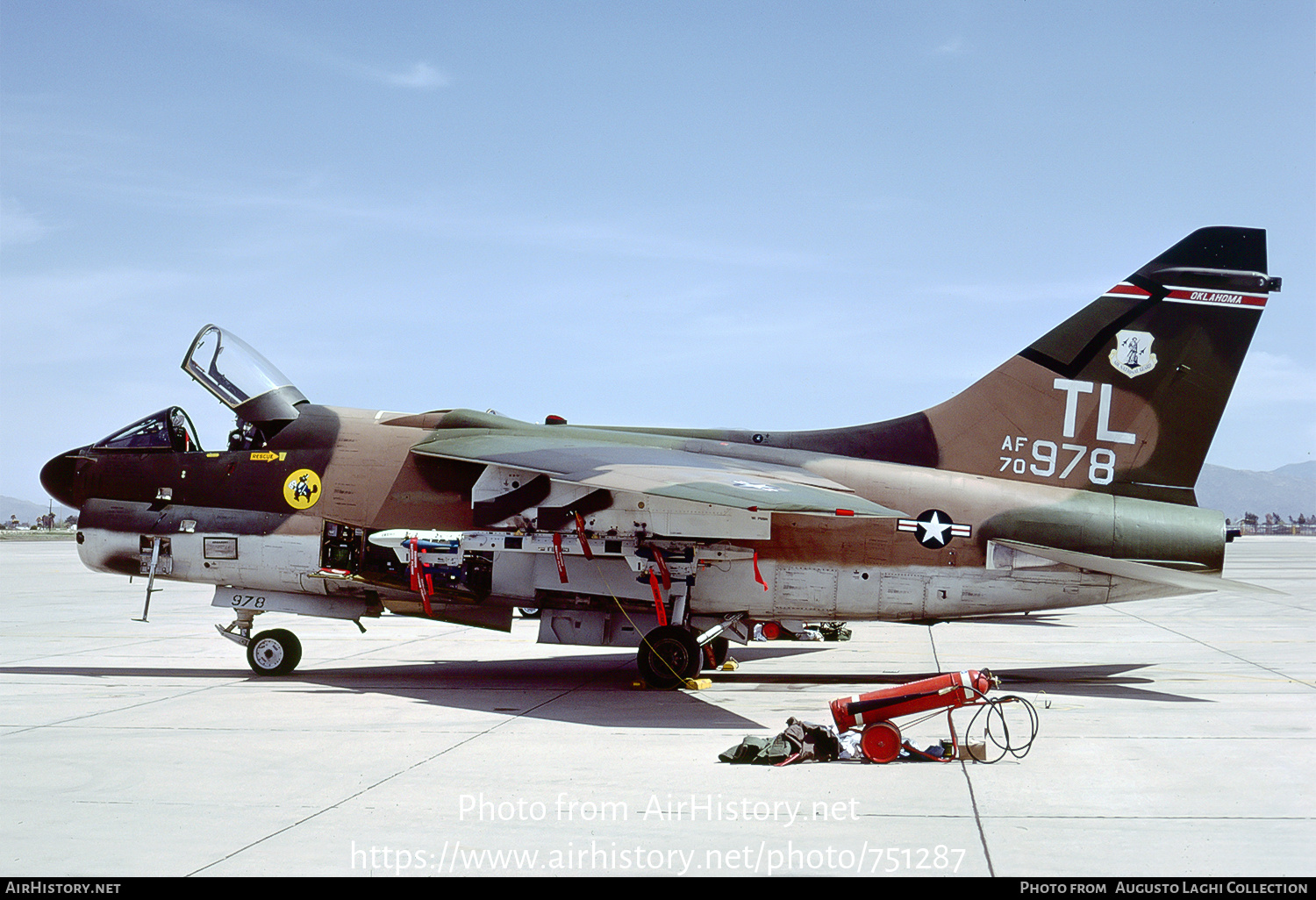 Aircraft Photo of 70-0978 / AF70-978 | LTV A-7D Corsair II | USA - Air Force | AirHistory.net #751287