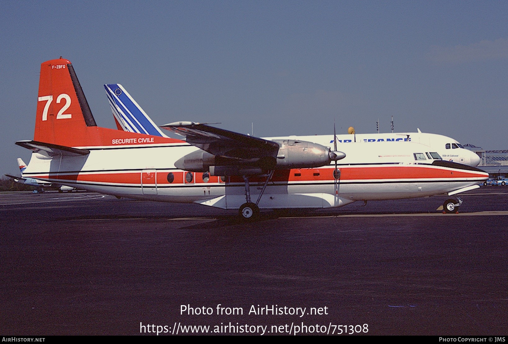 Aircraft Photo of F-ZBFG | Fokker F27-600 Friendship | Sécurité Civile | AirHistory.net #751308