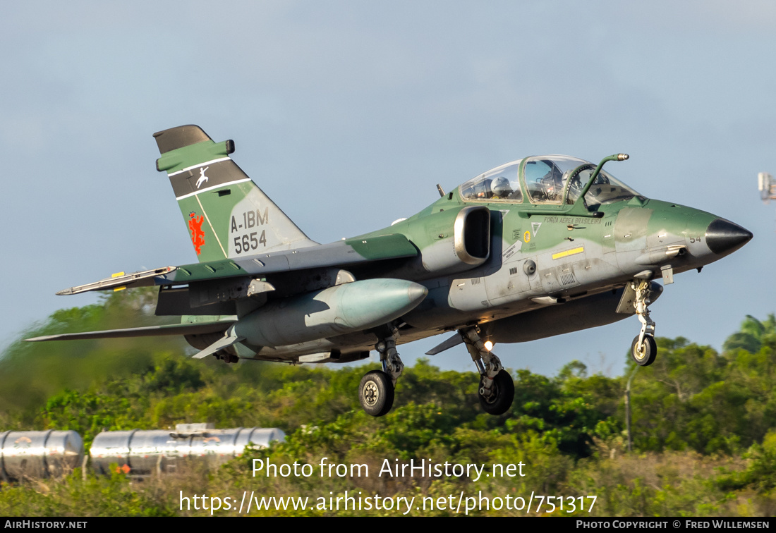 Aircraft Photo of 5654 | AMX International A-1BM | Brazil - Air Force | AirHistory.net #751317