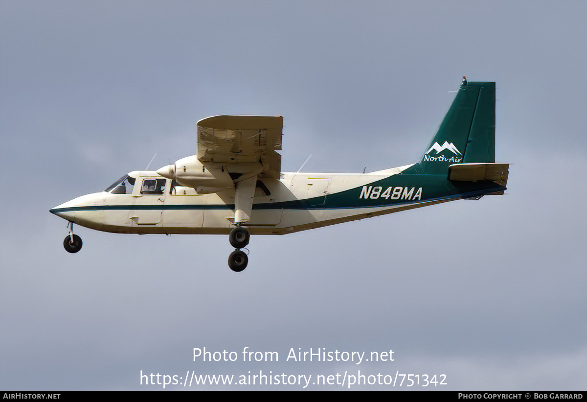 Aircraft Photo of N848MA | Britten-Norman BN-2B-20 Islander | North Air | AirHistory.net #751342