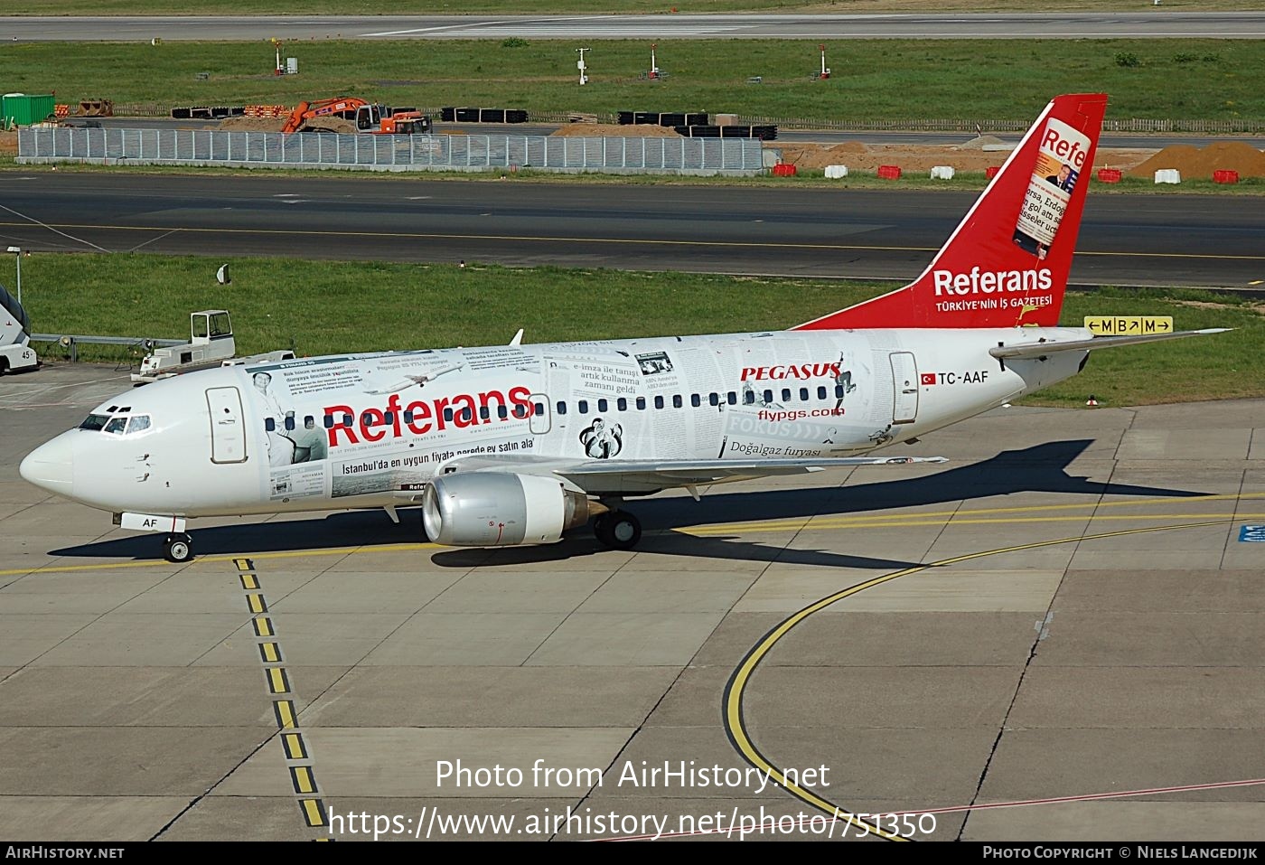 Aircraft Photo of TC-AAF | Boeing 737-58E | Pegasus Airlines | AirHistory.net #751350