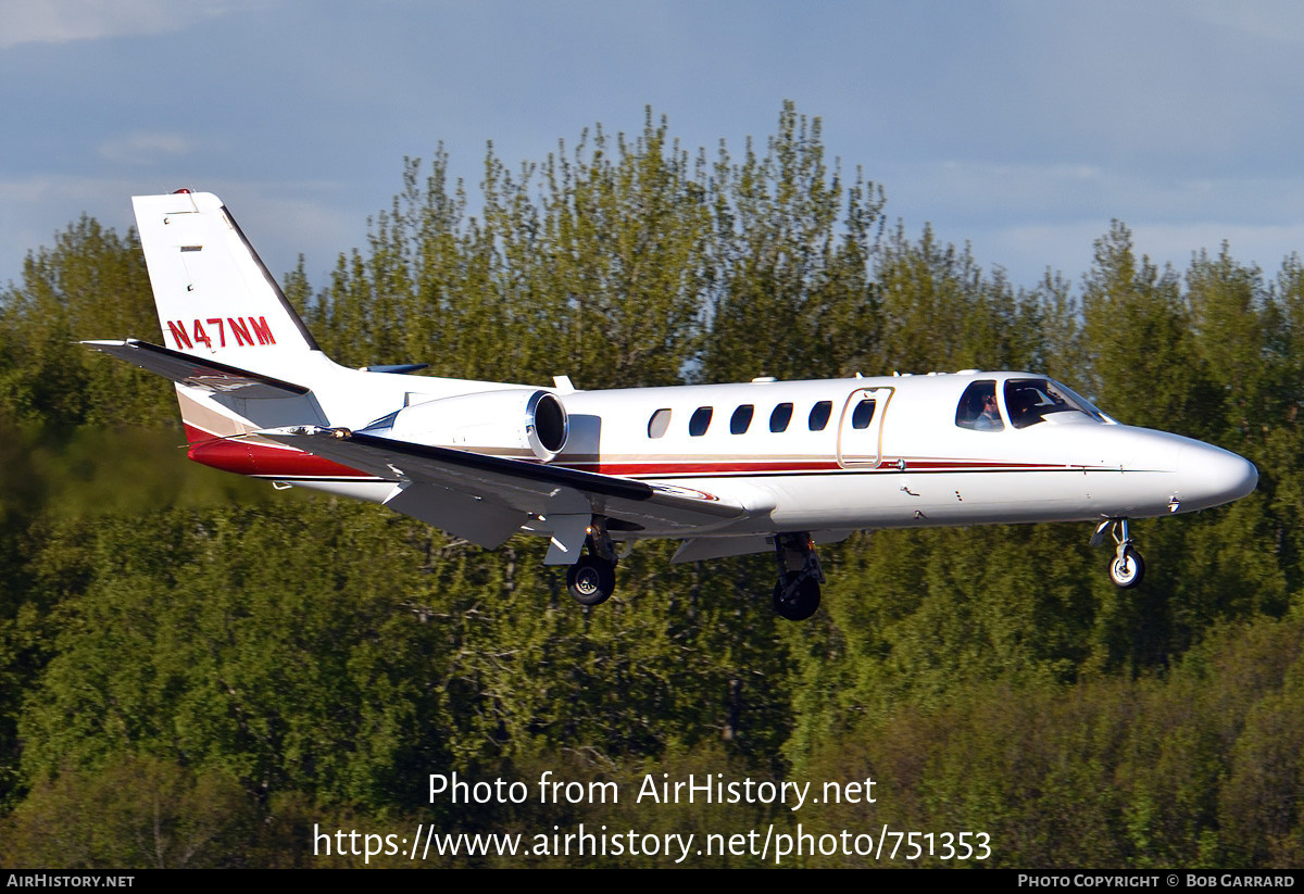 Aircraft Photo of N47NM | Cessna 550 Citation Bravo | AirHistory.net #751353