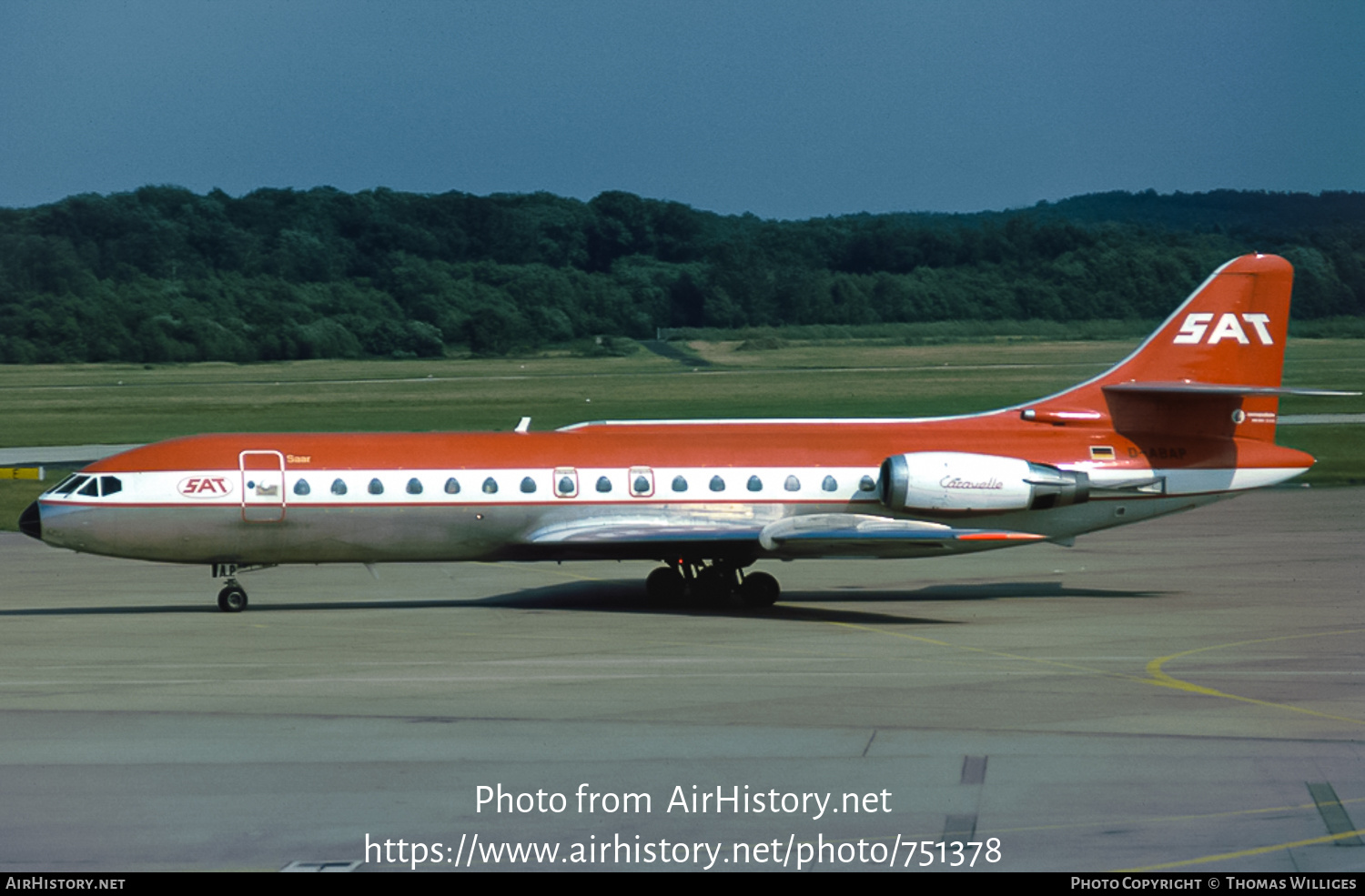 Aircraft Photo of D-ABAP | Sud SE-210 Caravelle 10B1R | SAT - Special Air Transport | AirHistory.net #751378