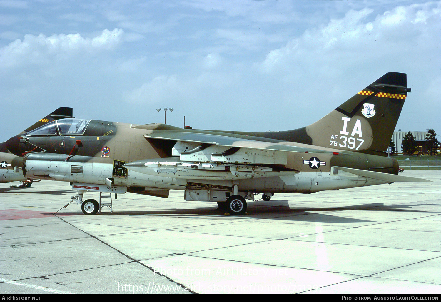 Aircraft Photo of 75-0397 / AF75-397 | Vought A-7D Corsair II | USA - Air Force | AirHistory.net #751397