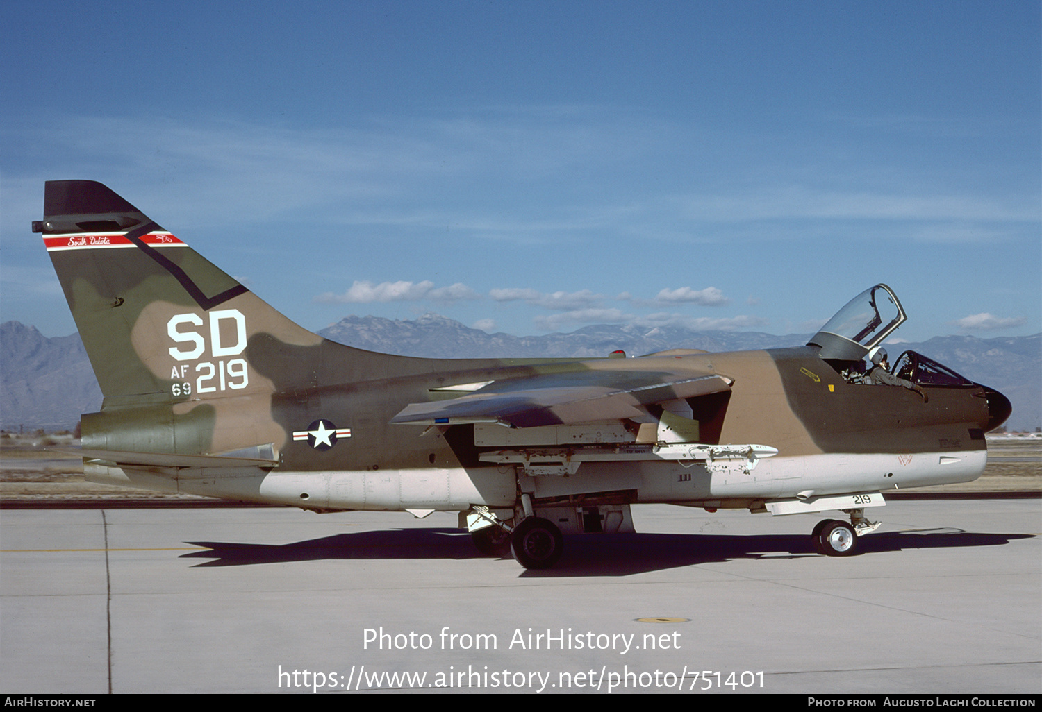 Aircraft Photo of 69-6219 / AF69-219 | LTV A-7D Corsair II | USA - Air Force | AirHistory.net #751401