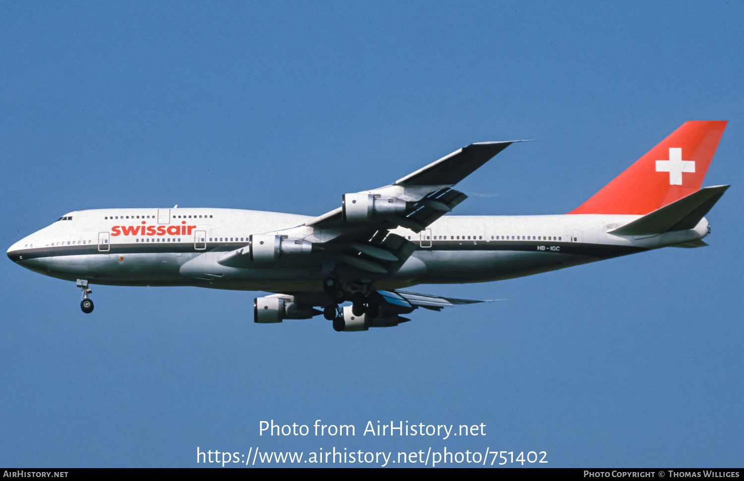 Aircraft Photo of HB-IGC | Boeing 747-357M | Swissair | AirHistory.net #751402