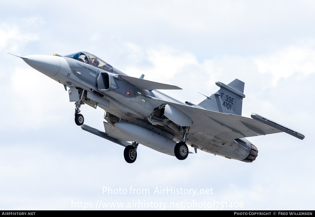 Aircraft Photo of 4101 | Saab F-39E Gripen | Brazil - Air Force | AirHistory.net #751406