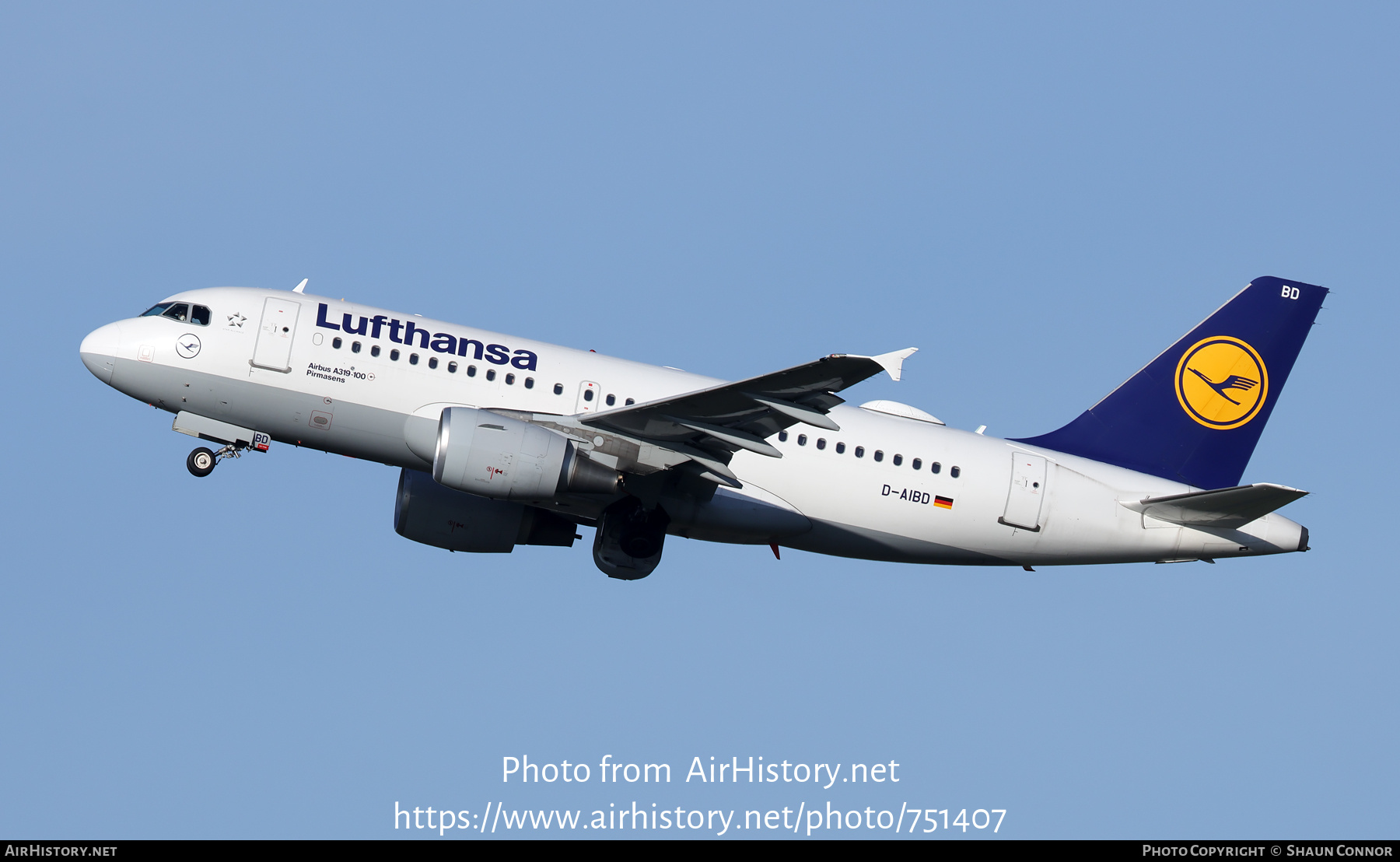 Aircraft Photo of D-AIBD | Airbus A319-112 | Lufthansa | AirHistory.net #751407