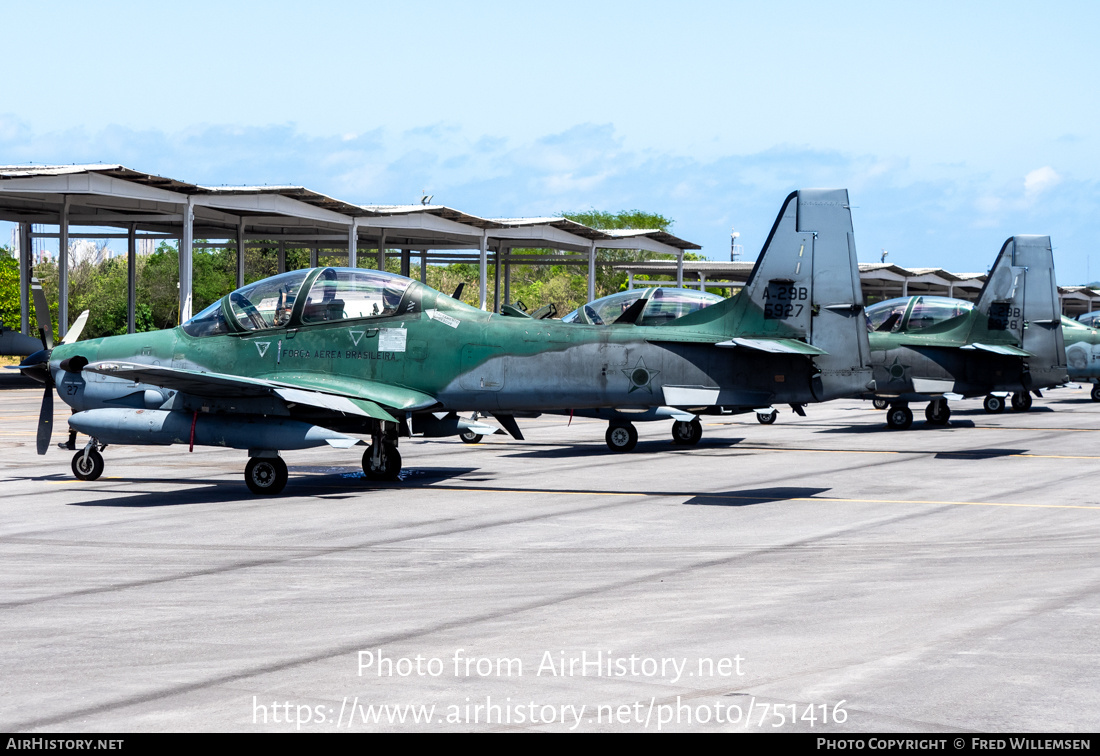 Aircraft Photo of 5927 | Embraer A-29B Super Tucano | Brazil - Air Force | AirHistory.net #751416