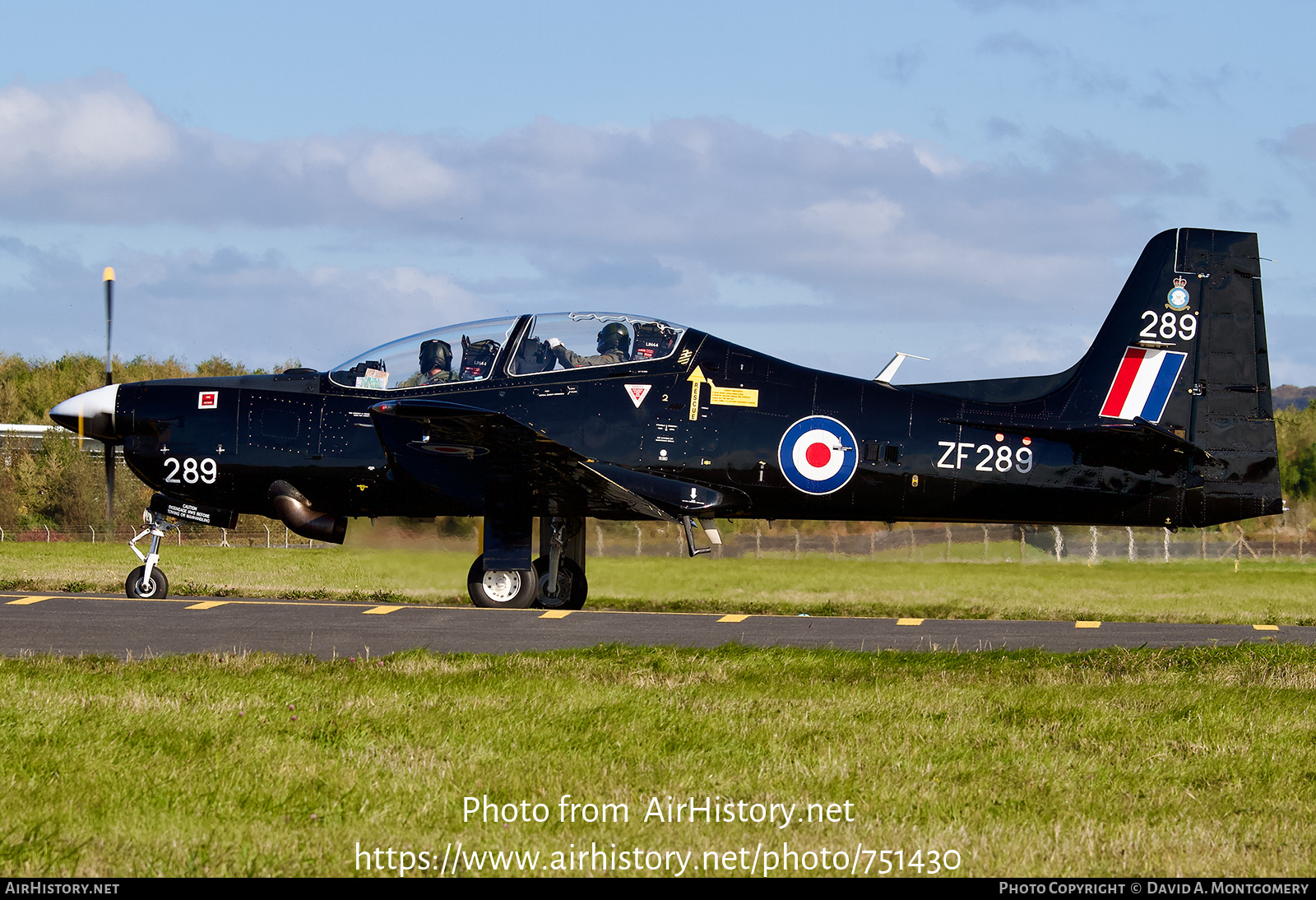 Aircraft Photo of ZF289 | Short S-312 Tucano T1 | UK - Air Force | AirHistory.net #751430