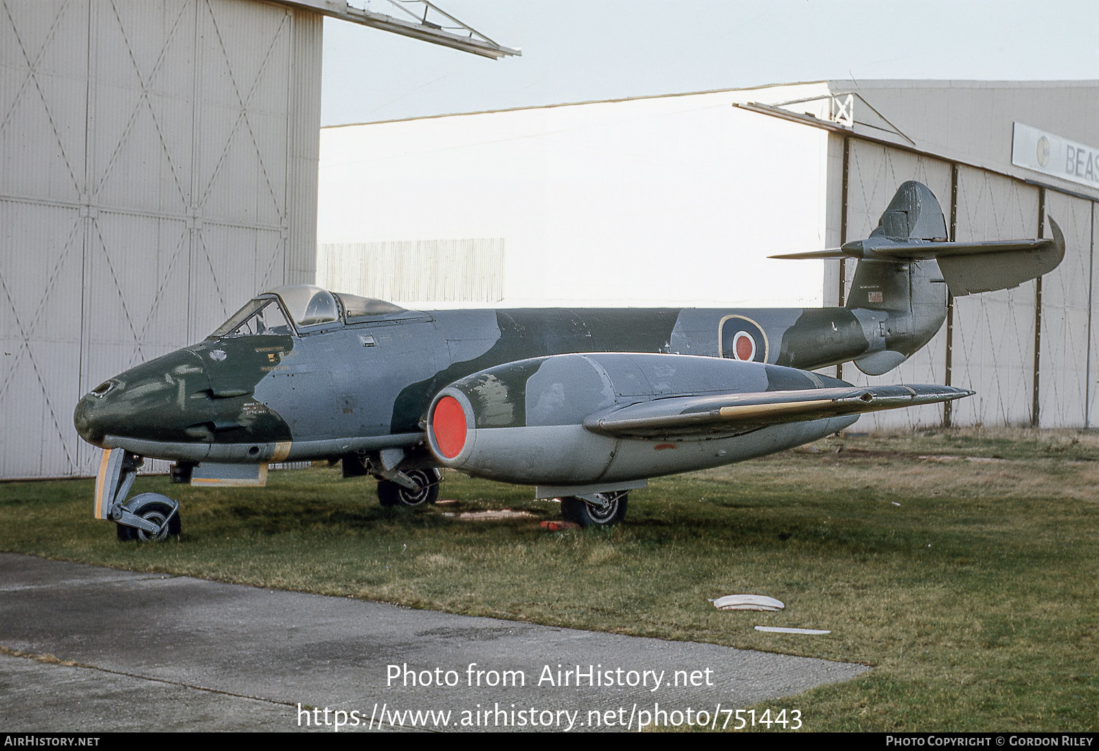 Aircraft Photo of EE531 | Gloster Meteor F4 | UK - Air Force | AirHistory.net #751443