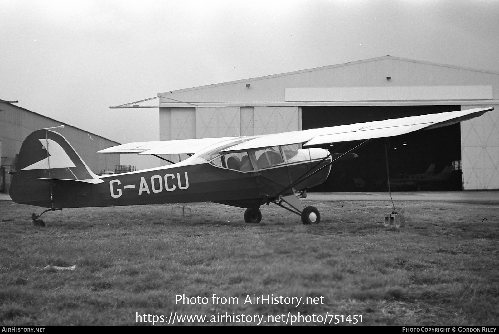 Aircraft Photo of G-AOCU | Taylorcraft J Auster Mk5/Alpha | AirHistory.net #751451