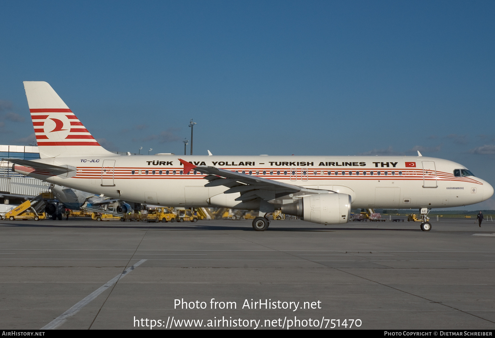 Aircraft Photo of TC-JLC | Airbus A320-214 | Turkish Airlines | THY Türk Hava Yolları - Turkish Airlines | AirHistory.net #751470