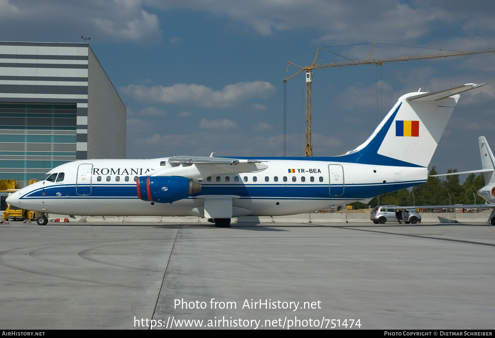 Aircraft Photo of YR-BEA | British Aerospace BAe-146-200 | Romania Government | AirHistory.net #751474