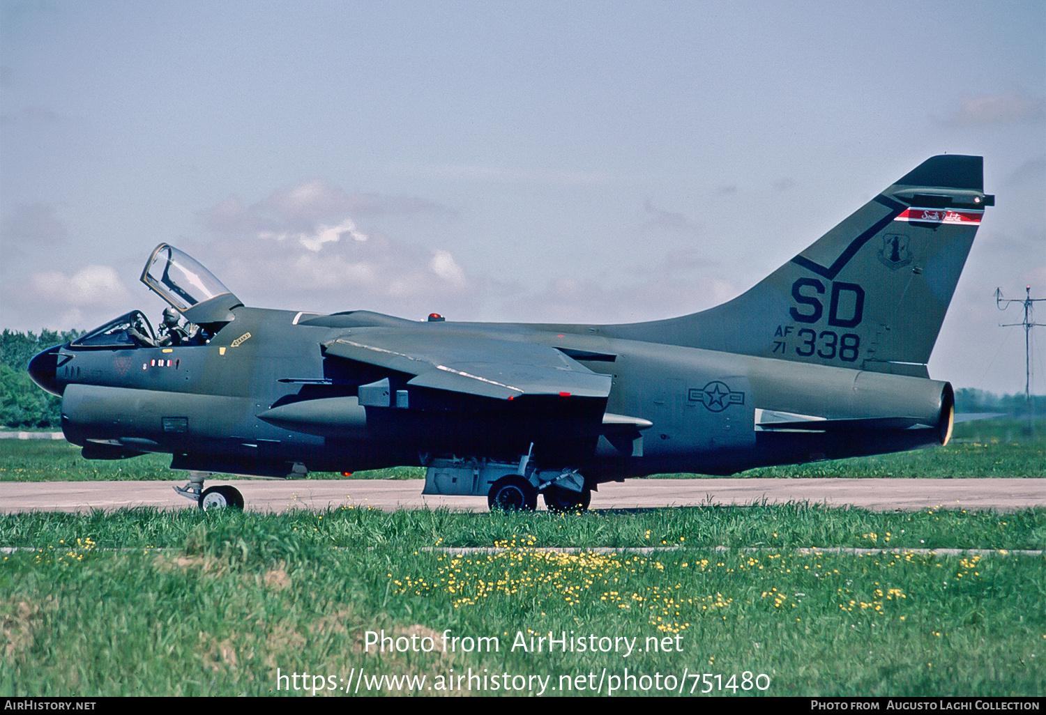 Aircraft Photo of 71-0338 / AF71-338 | LTV A-7D Corsair II | USA - Air Force | AirHistory.net #751480