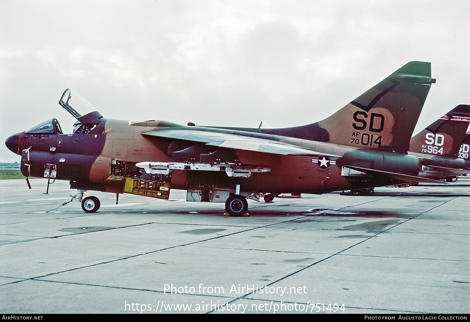 Aircraft Photo of 70-1014 / AF70-014 | Vought A-7D Corsair II | USA - Air Force | AirHistory.net #751494