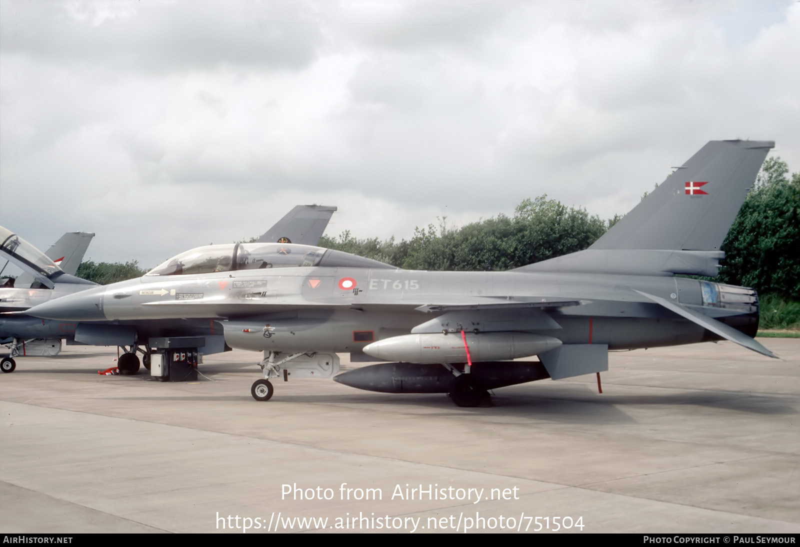 Aircraft Photo of ET-615 | General Dynamics F-16B Fighting Falcon | Denmark - Air Force | AirHistory.net #751504