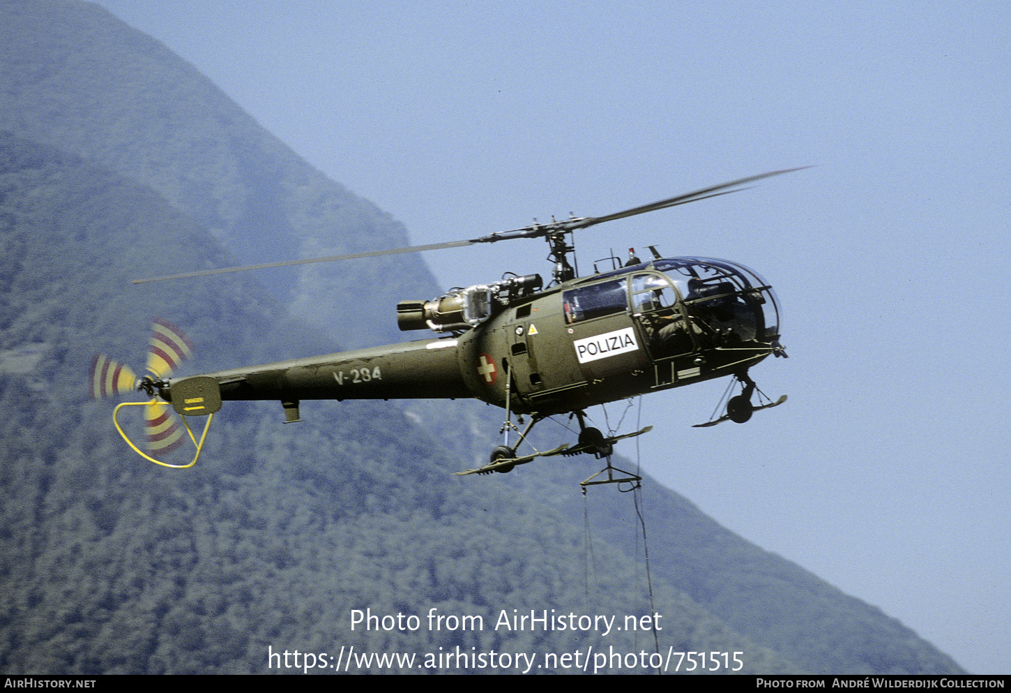 Aircraft Photo of V-284 | Aerospatiale SA-316B Alouette III | Switzerland - Air Force | AirHistory.net #751515