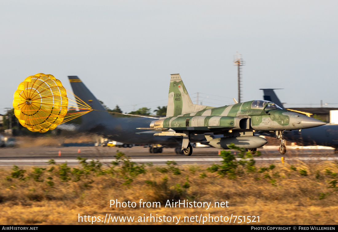 Aircraft Photo of 4820 | Northrop F-5EM Tiger II | Brazil - Air Force | AirHistory.net #751521