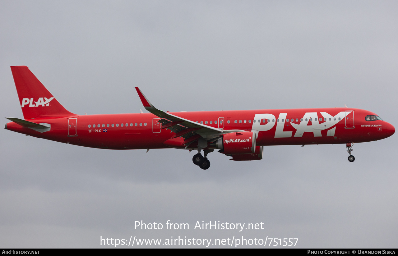 Aircraft Photo of TF-PLC | Airbus A321-251NX | Play | AirHistory.net #751557