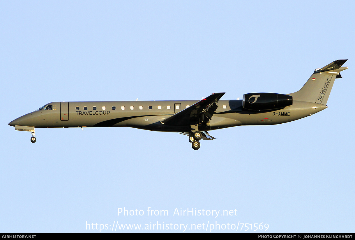 Aircraft Photo of D-AMME | Embraer ERJ-145EP (EMB-145EP) | Travelcoup | AirHistory.net #751569