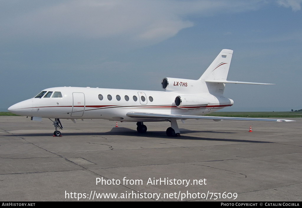 Aircraft Photo of LX-THS | Dassault Falcon 50 | AirHistory.net #751609