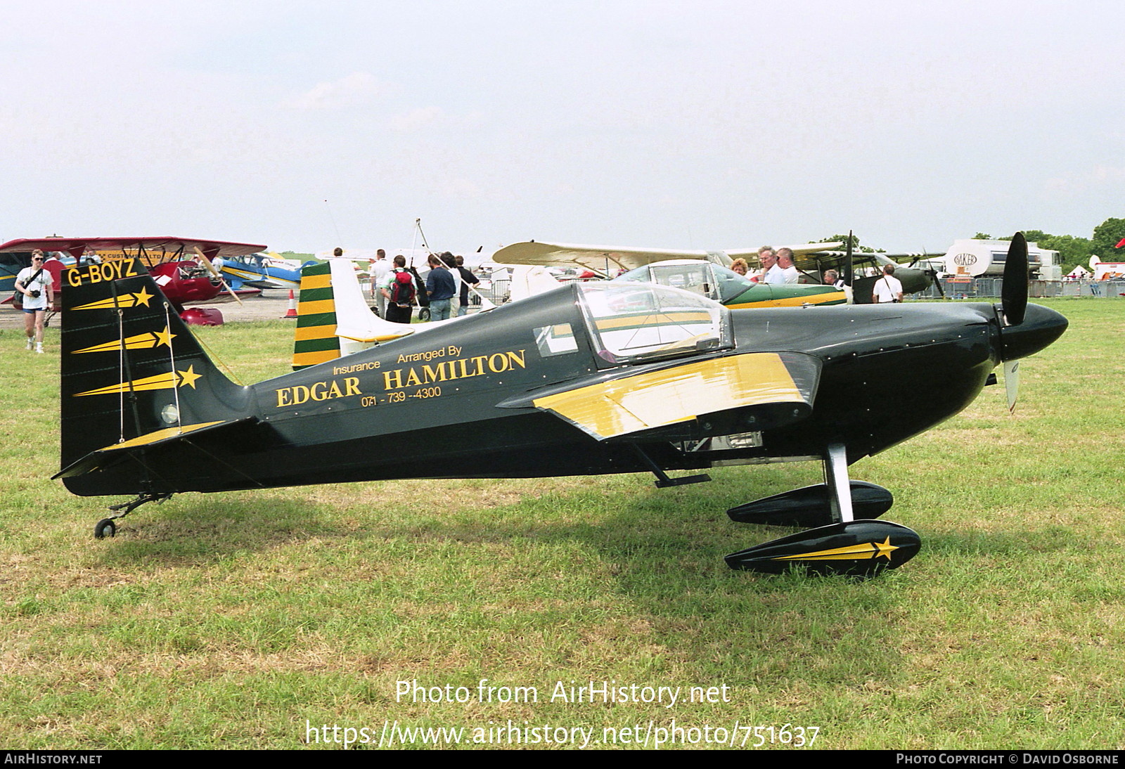 Aircraft Photo of G-BOYZ | Stephens Akro Laser Z200 | AirHistory.net #751637