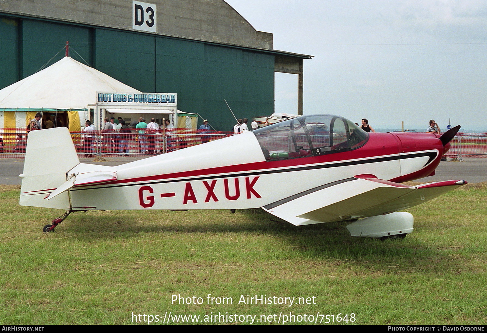 Aircraft Photo of G-AXUK | Jodel DR-1050 Ambassadeur | AirHistory.net #751648