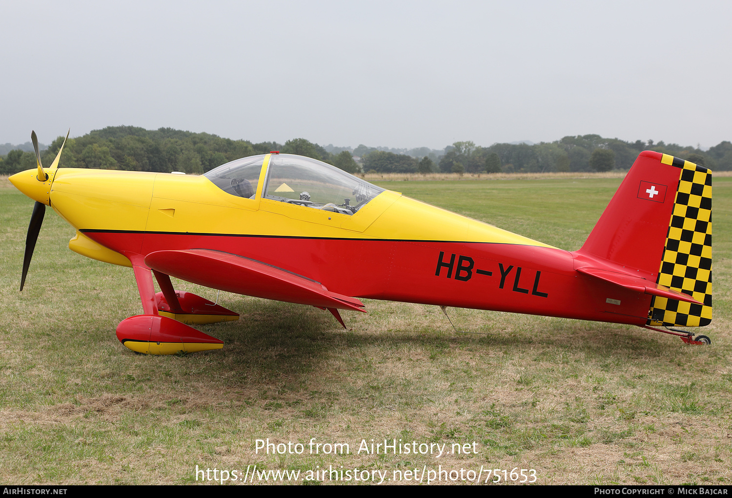 Aircraft Photo of HB-YLL | Van's RV-6 | AirHistory.net #751653