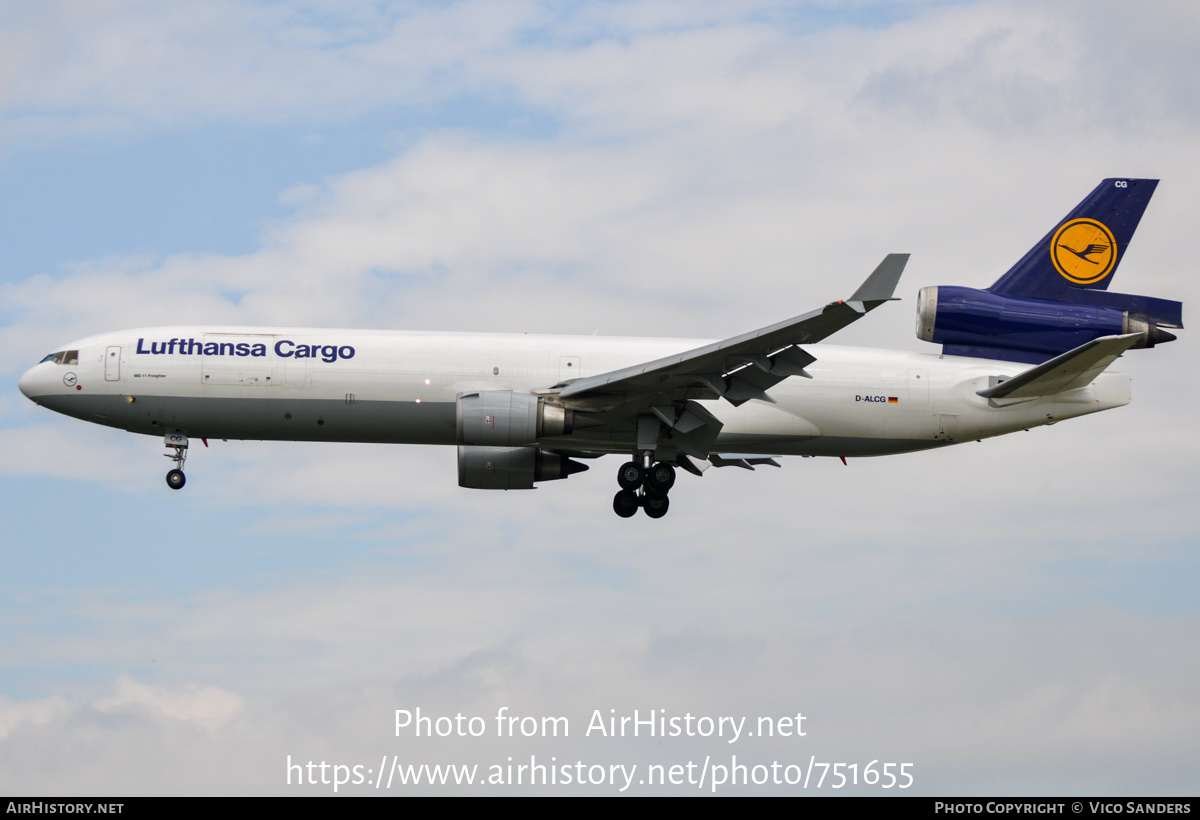 Aircraft Photo of D-ALCG | McDonnell Douglas MD-11F | Lufthansa Cargo | AirHistory.net #751655