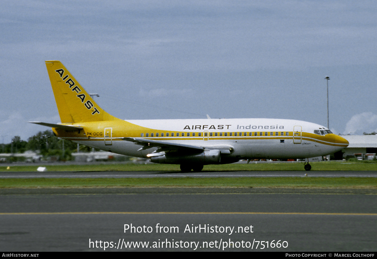 Aircraft Photo of PK-OCG | Boeing 737-293 | Airfast | AirHistory.net #751660