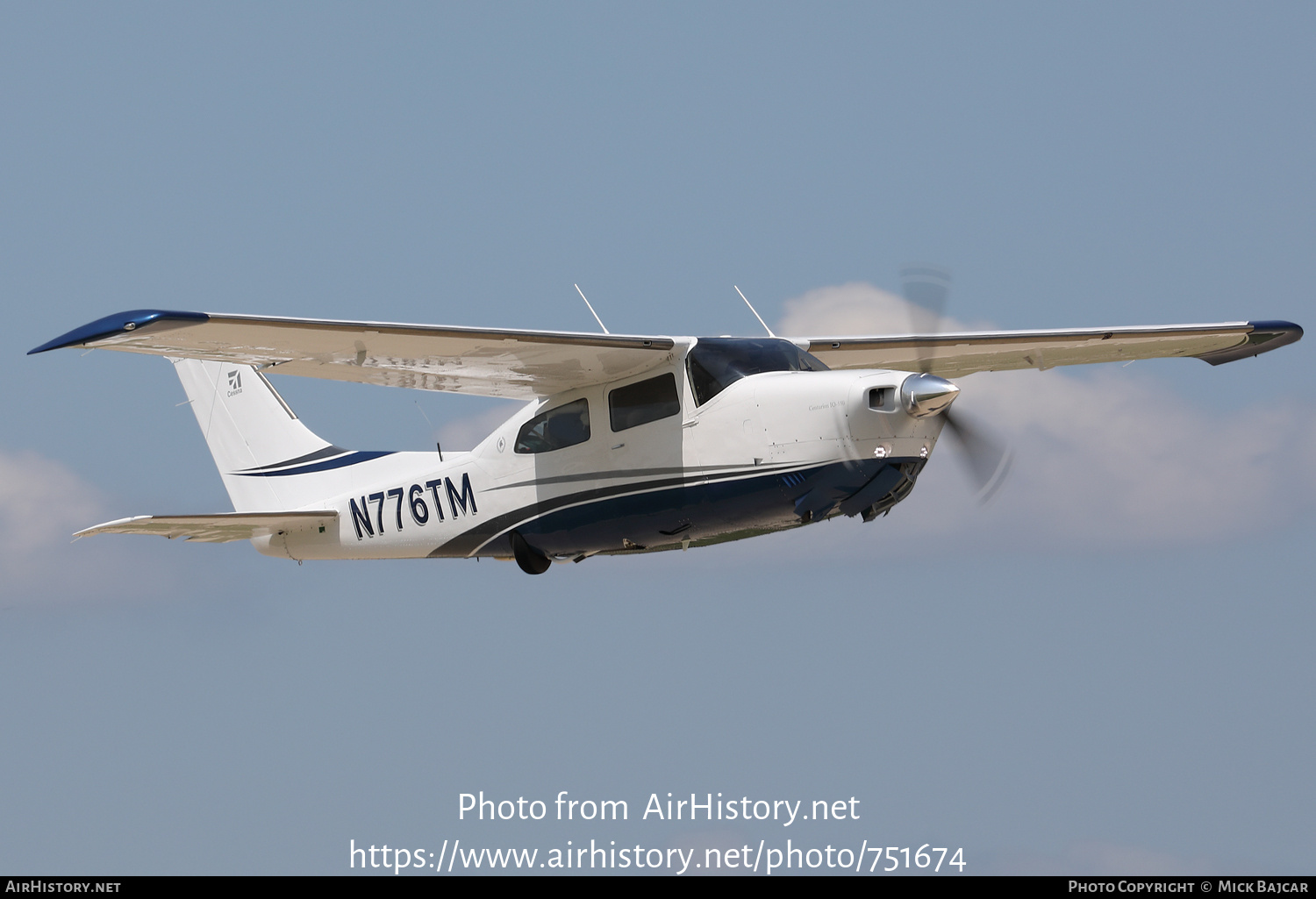 Aircraft Photo of N776TM | Cessna T210L Turbo Centurion | AirHistory.net #751674