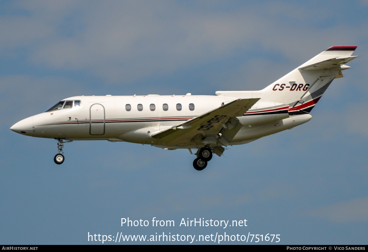 Aircraft Photo of CS-DRG | Raytheon Hawker 800XP | AirHistory.net #751675