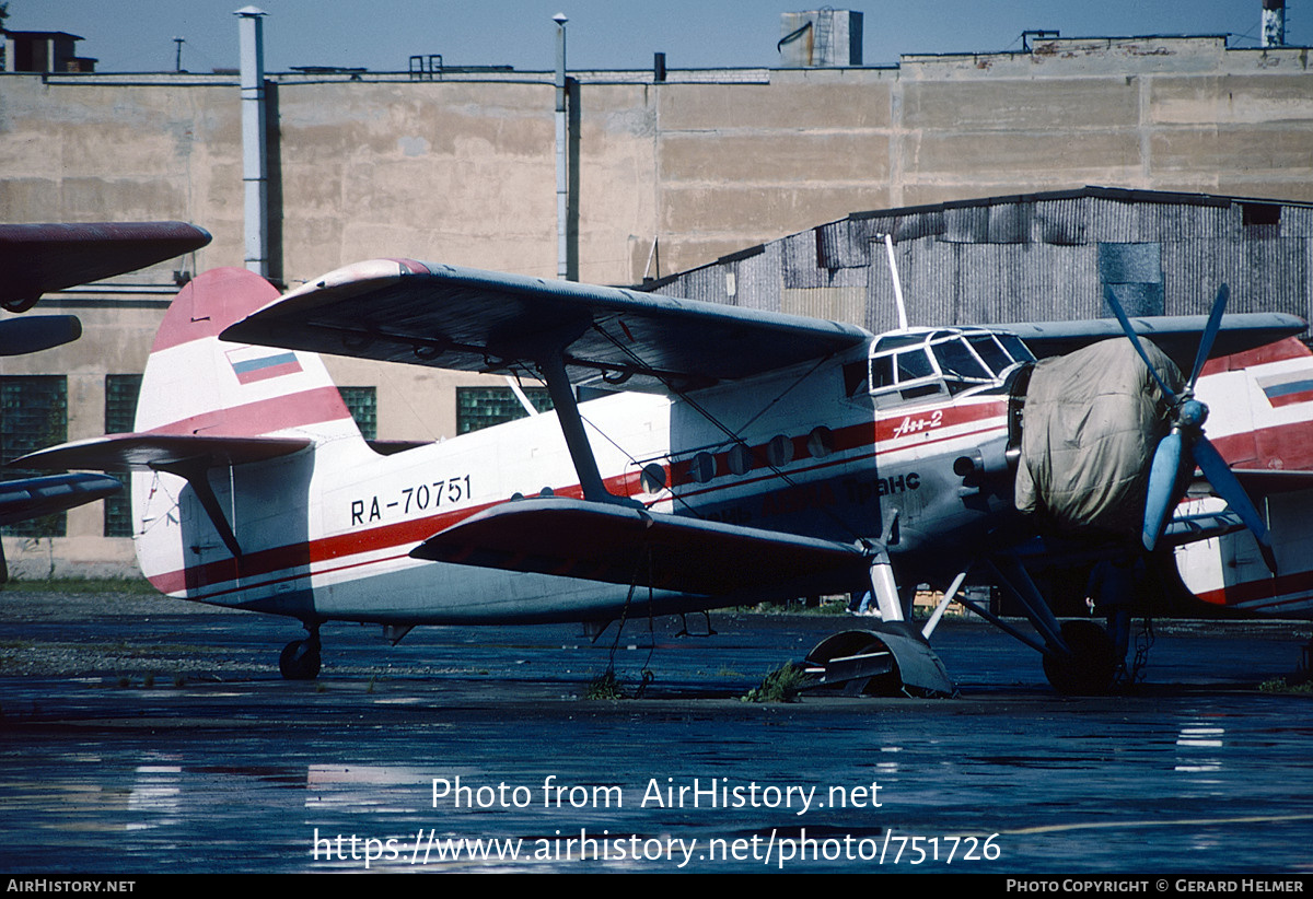 Aircraft Photo of RA-70751 | Antonov An-2 | Tyumen Avia Trans | AirHistory.net #751726