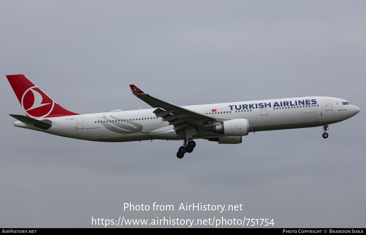 Aircraft Photo of TC-LNE | Airbus A330-303E | Turkish Airlines | AirHistory.net #751754