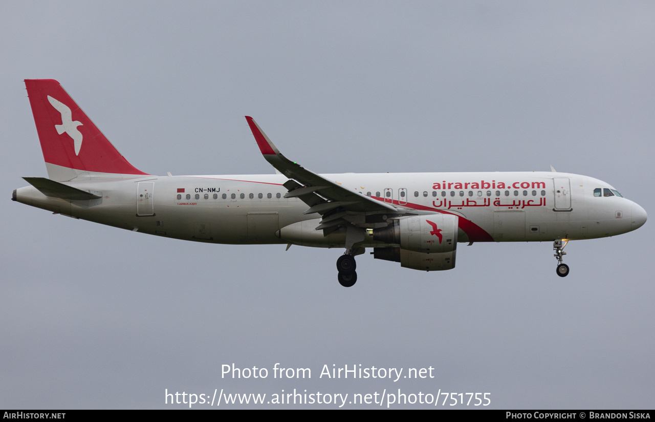 Aircraft Photo of CN-NMJ | Airbus A320-214 | Air Arabia | AirHistory.net #751755