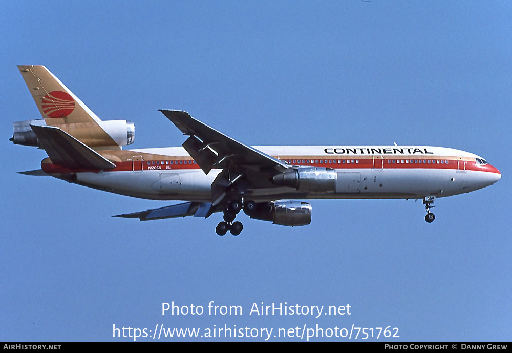 Aircraft Photo of N12064 | McDonnell Douglas DC-10-30 | Continental Airlines | AirHistory.net #751762