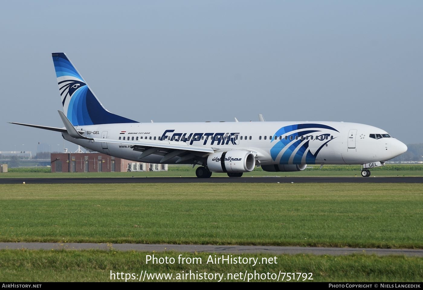 Aircraft Photo of SU-GEL | Boeing 737-800 | EgyptAir | AirHistory.net #751792