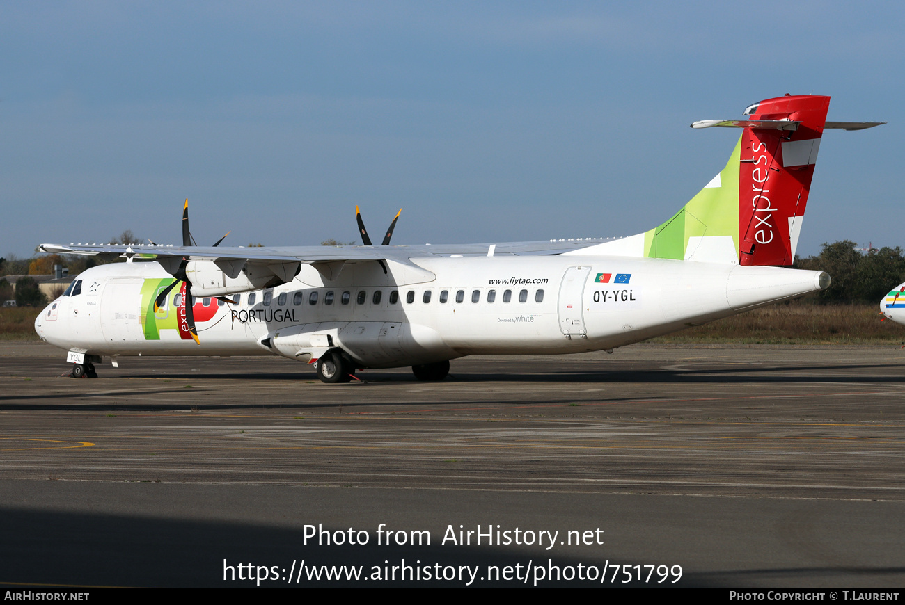 Aircraft Photo of OY-YGL | ATR ATR-72-600 (ATR-72-212A) | TAP Portugal Express | AirHistory.net #751799