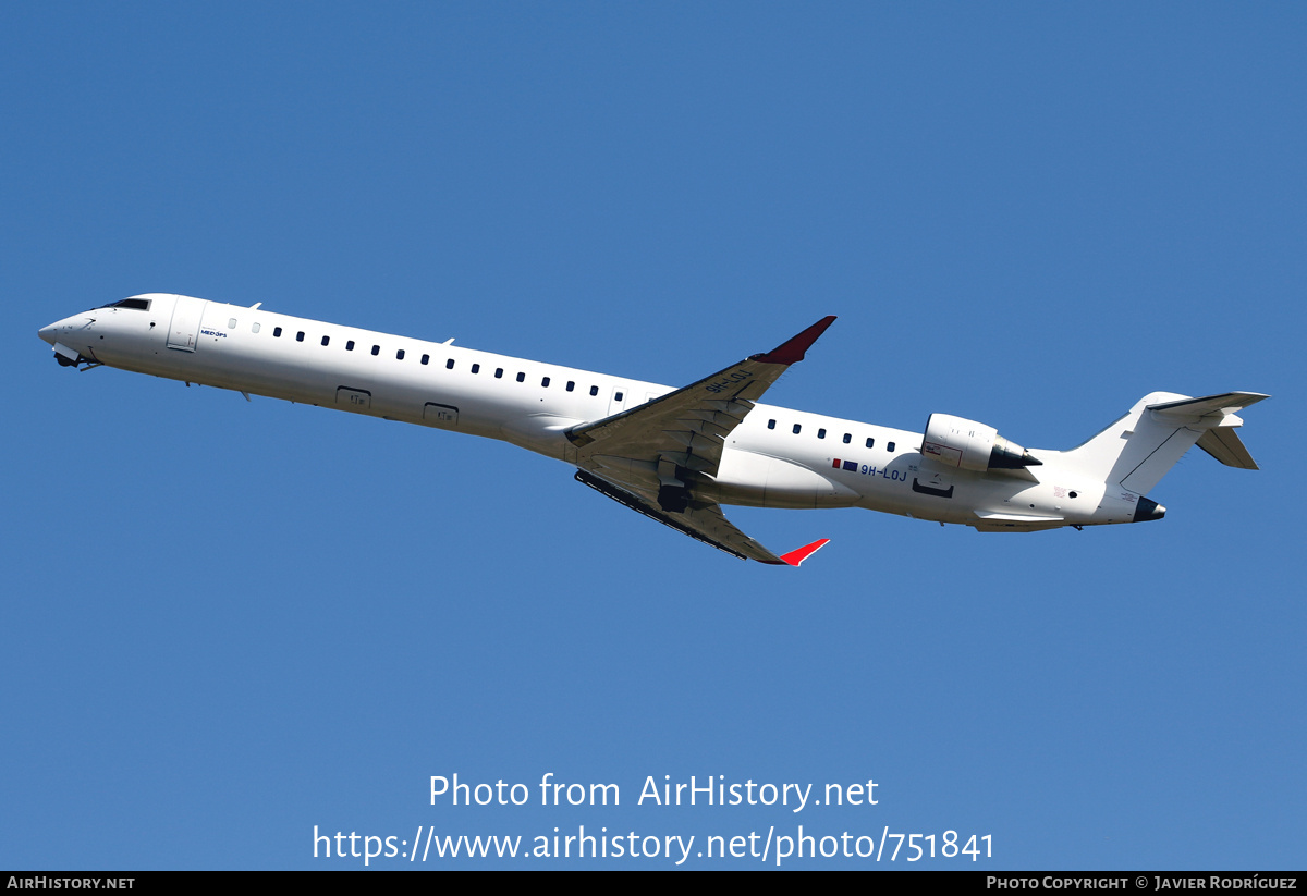 Aircraft Photo of 9H-LOJ | Bombardier CRJ-1000 (CL-600-2E25) | Medavia - Mediterranean Aviation | AirHistory.net #751841